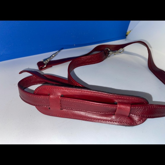 Franklin Covey Burgundy Leather Satchel - Picture 16 of 16